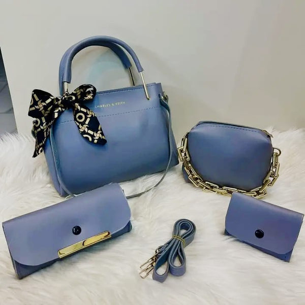 Exquisite 4 pcs Bag set-Blue