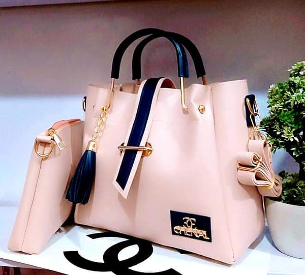 Elegant 2 pcs Leather Bag