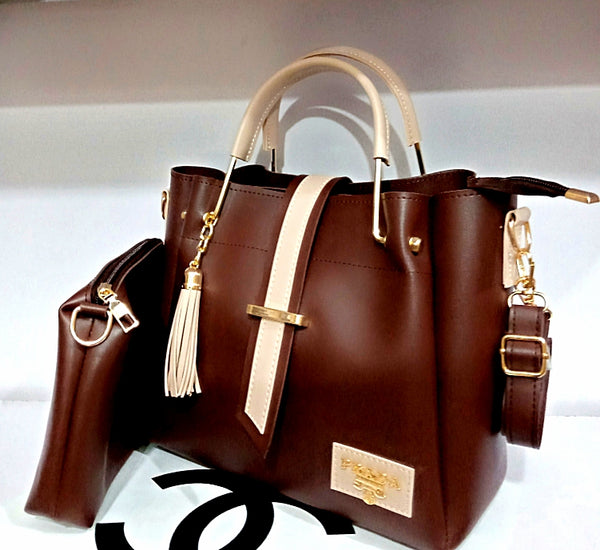 Elegant 2 pcs Leather Bag