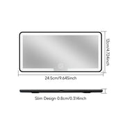 GlowVisor compact rechargeable car visor makeup mirror