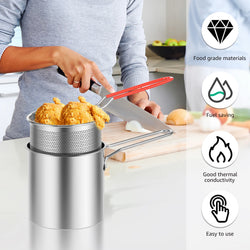 FryMaster™ Steel Fryer 🍳🔥 — Crispy Cooking Made Easy