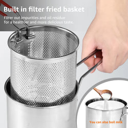 FryMaster™ Steel Fryer 🍳🔥 — Crispy Cooking Made Easy