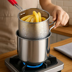FryMaster™ Steel Fryer 🍳🔥 — Crispy Cooking Made Easy