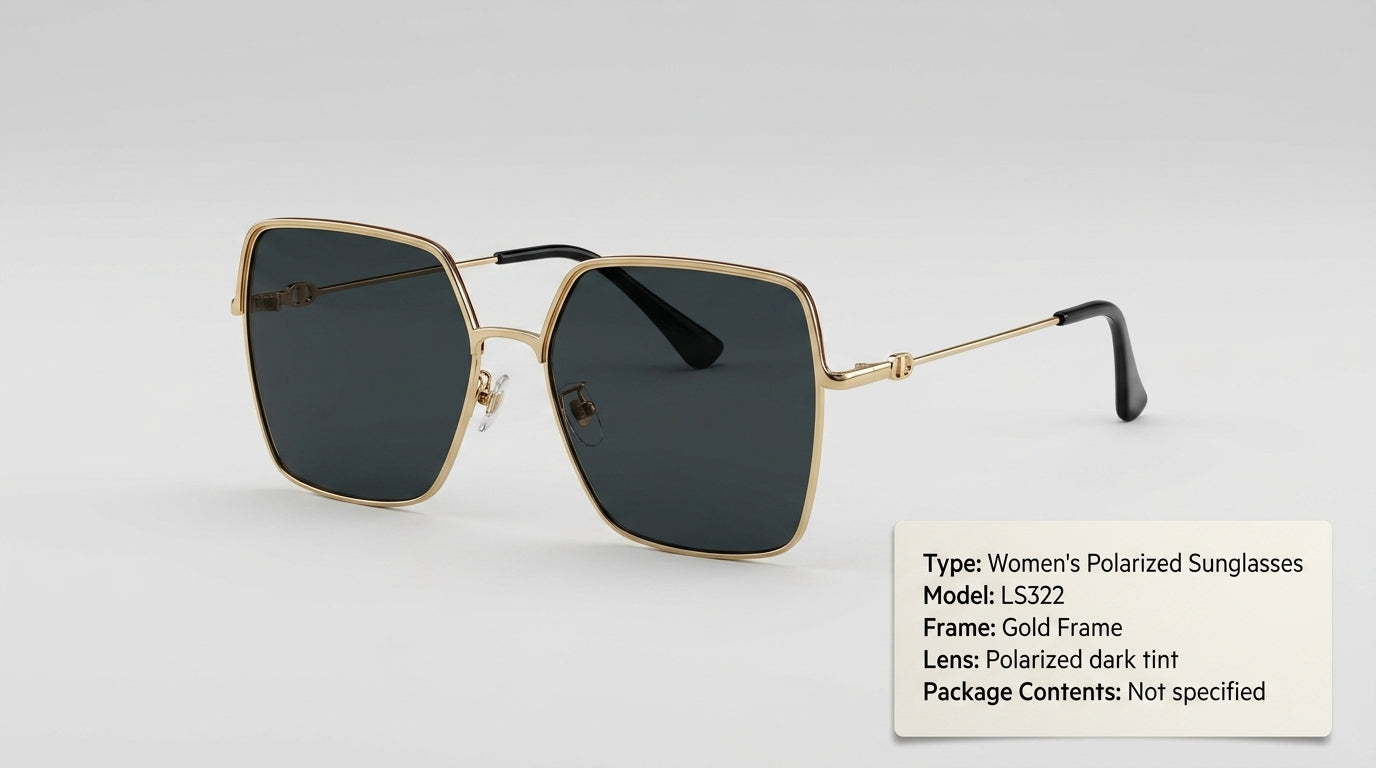 men's Polarized Sunglasses Gold Frame UV | Endure