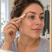 BrowSwift Eyebrow Trimmer — natural hero scene