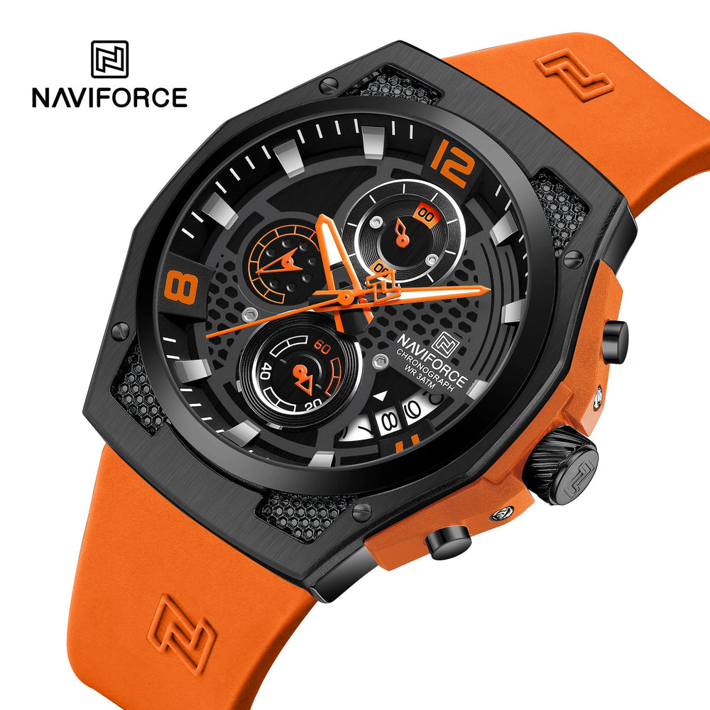 Naviforce Men Silicone Chrono 8051
