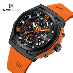 Naviforce Men Silicone Chrono 8051